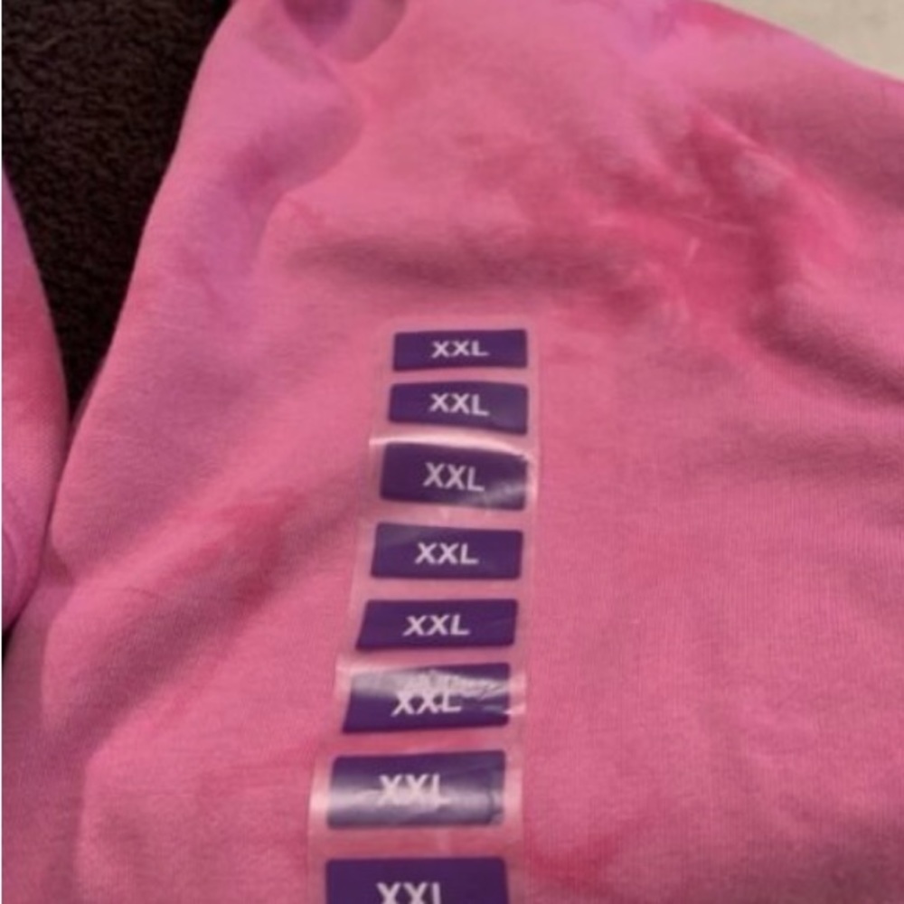 Member’s Mark pink tie dye long sleeves Sweatshirt size XXL new with tag - Picture 6 of 6